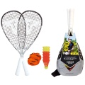 Talbot Torro Speedbadminton Set Speed 7700 (2xSchläger 175g,6xBälle,1xTasche)